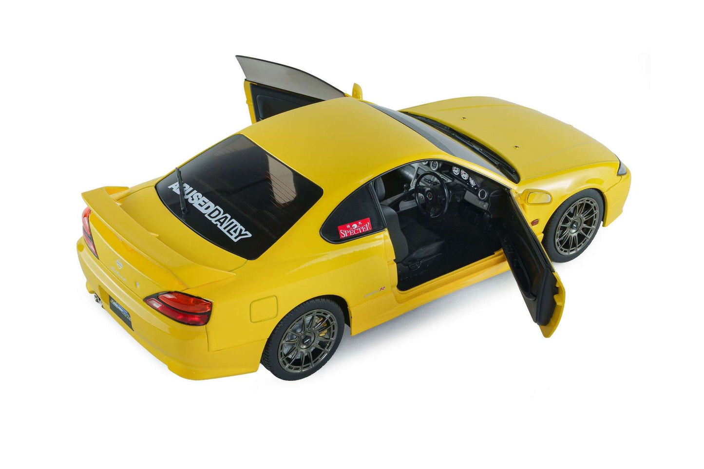 Solido 1999 Nissan Silvia (S15) Coupe Spec-R Aero Lightning Yellow 1:18 STM Diecast Default Title Default Title-
