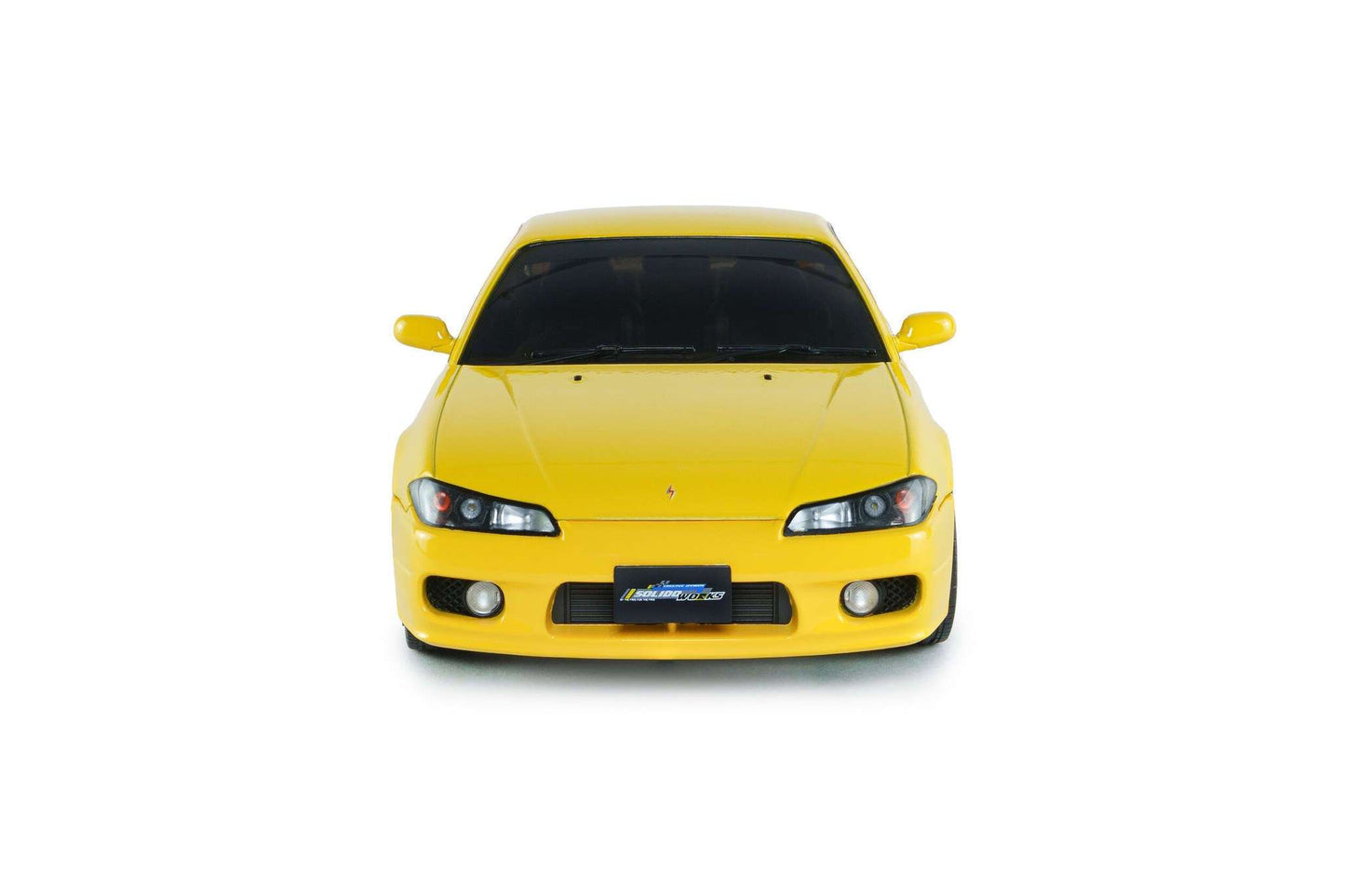 Solido 1999 Nissan Silvia (S15) Coupe Spec-R Aero Lightning Yellow 1:18 STM Diecast Default Title Default Title-