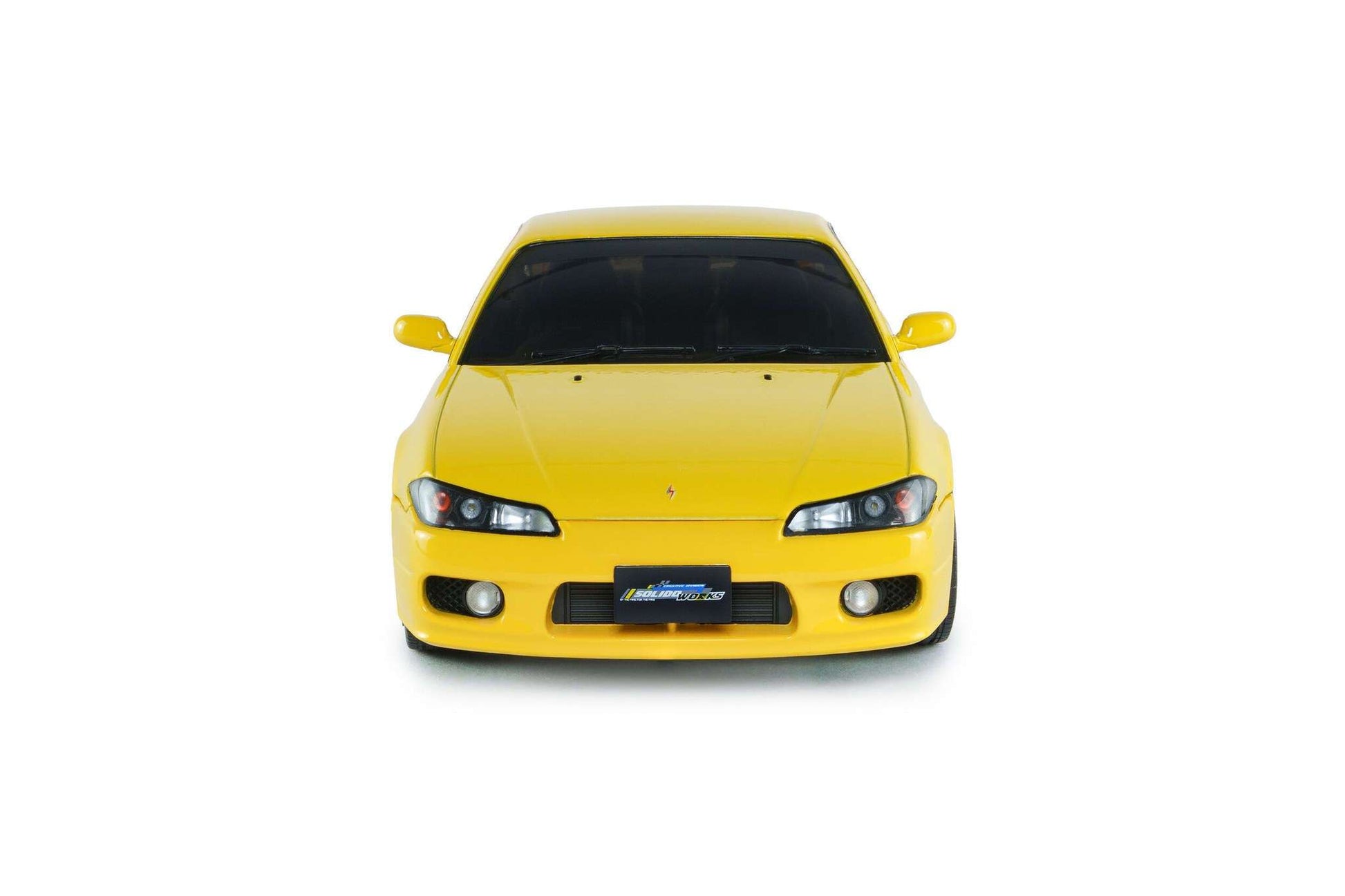 Solido 1999 Nissan Silvia (S15) Coupe Spec-R Aero Lightning Yellow 1:18 STM Diecast Default Title Default Title-
