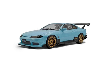 Solido 1999 Nissan Silvia (S15) Coupe Spec-R Aero Solido Works Blue 1:18 Cartsfy Inc.