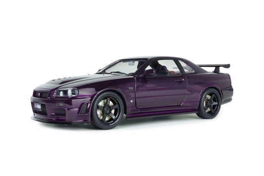 Solido 1999 Nissan Skyline GT-R (R34) Z-tune Midnight Purple 1:18 Cartsfy Inc.