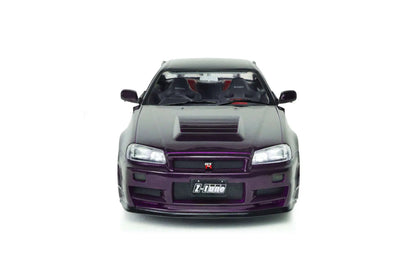 Solido 1999 Nissan Skyline GT-R (R34) Z-tune Midnight Purple 1:18 Cartsfy Inc.