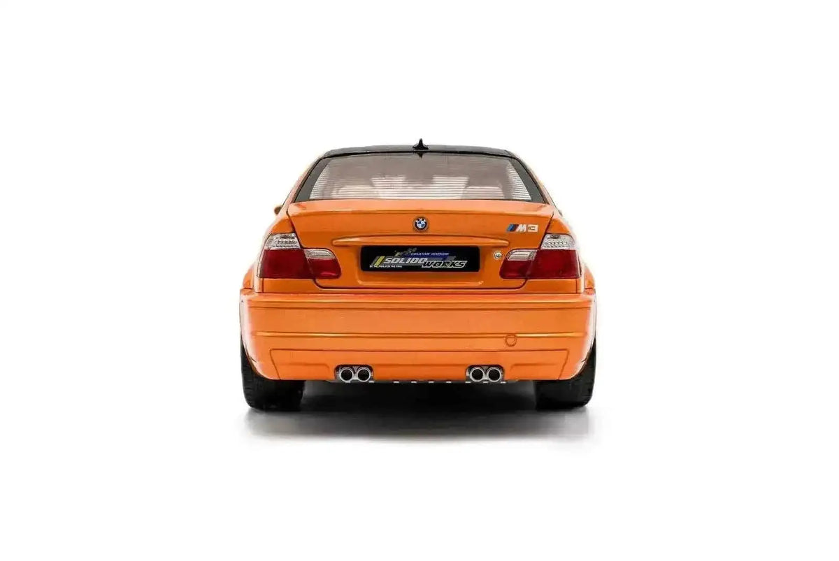 Solido 2000 BMW E46 Coupe Orange w/ Black Hood 1:18 Cartsfy Inc.