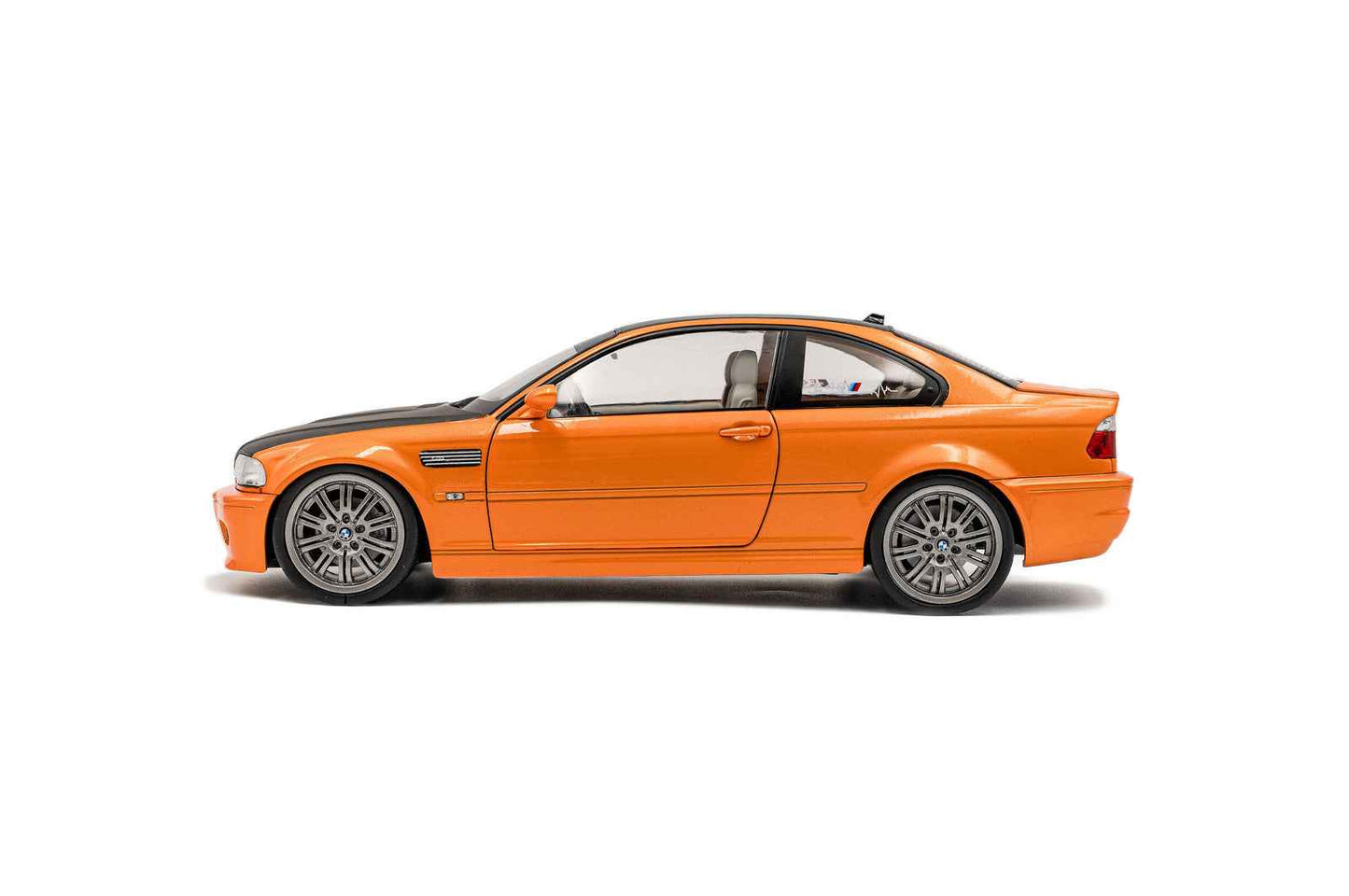 Solido 2000 BMW E46 Coupe Orange w/ Black Hood 1:18 Cartsfy Inc.