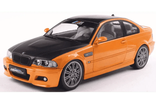 Solido 2000 BMW E46 Coupe Orange w/ Black Hood 1:18 Cartsfy Inc.