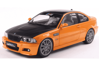 Solido 2000 BMW E46 Coupe Orange w/ Black Hood 1:18 Cartsfy Inc.