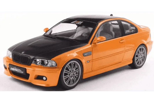 Solido 2000 BMW E46 Coupe Orange w/ Black Hood 1:18 Cartsfy Inc.