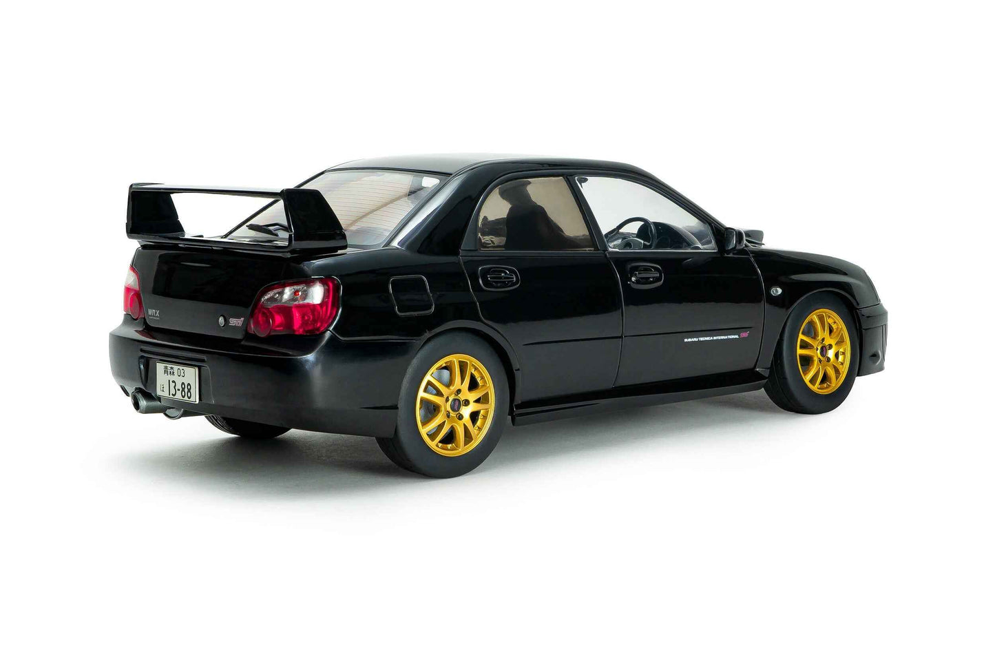 Solido 2004 Subaru WRX STi (GDB) Black 1:18 Cartsfy Inc.