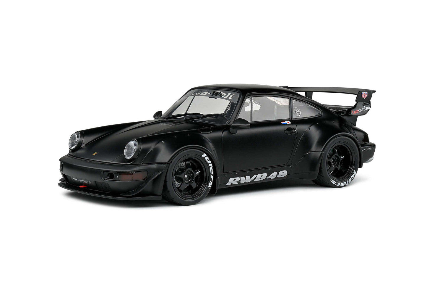 Solido 2016 Porsche 911 (964) RWB Bodykit Darth Vader Black 1:18 Cartsfy Inc.