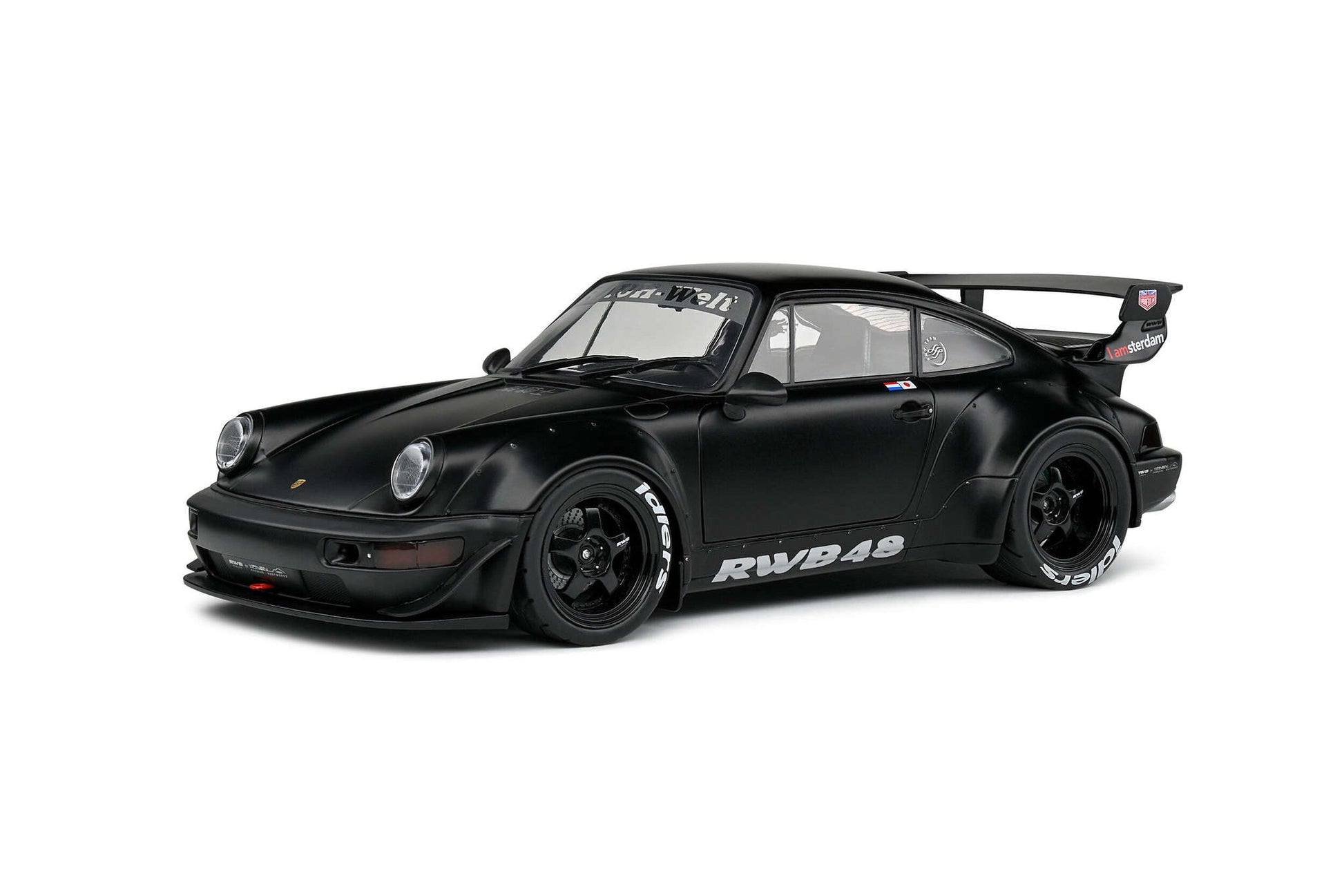 Solido 2016 Porsche 911 (964) RWB Bodykit Darth Vader Black 1:18 Cartsfy Inc.