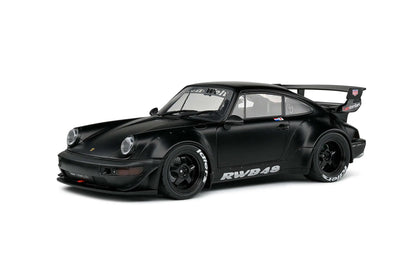 Solido 2016 Porsche 911 (964) RWB Bodykit Darth Vader Black 1:18 Cartsfy Inc.