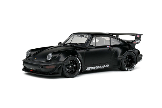 Solido 2016 Porsche 911 (964) RWB Bodykit Darth Vader Black 1:18 Cartsfy Inc.