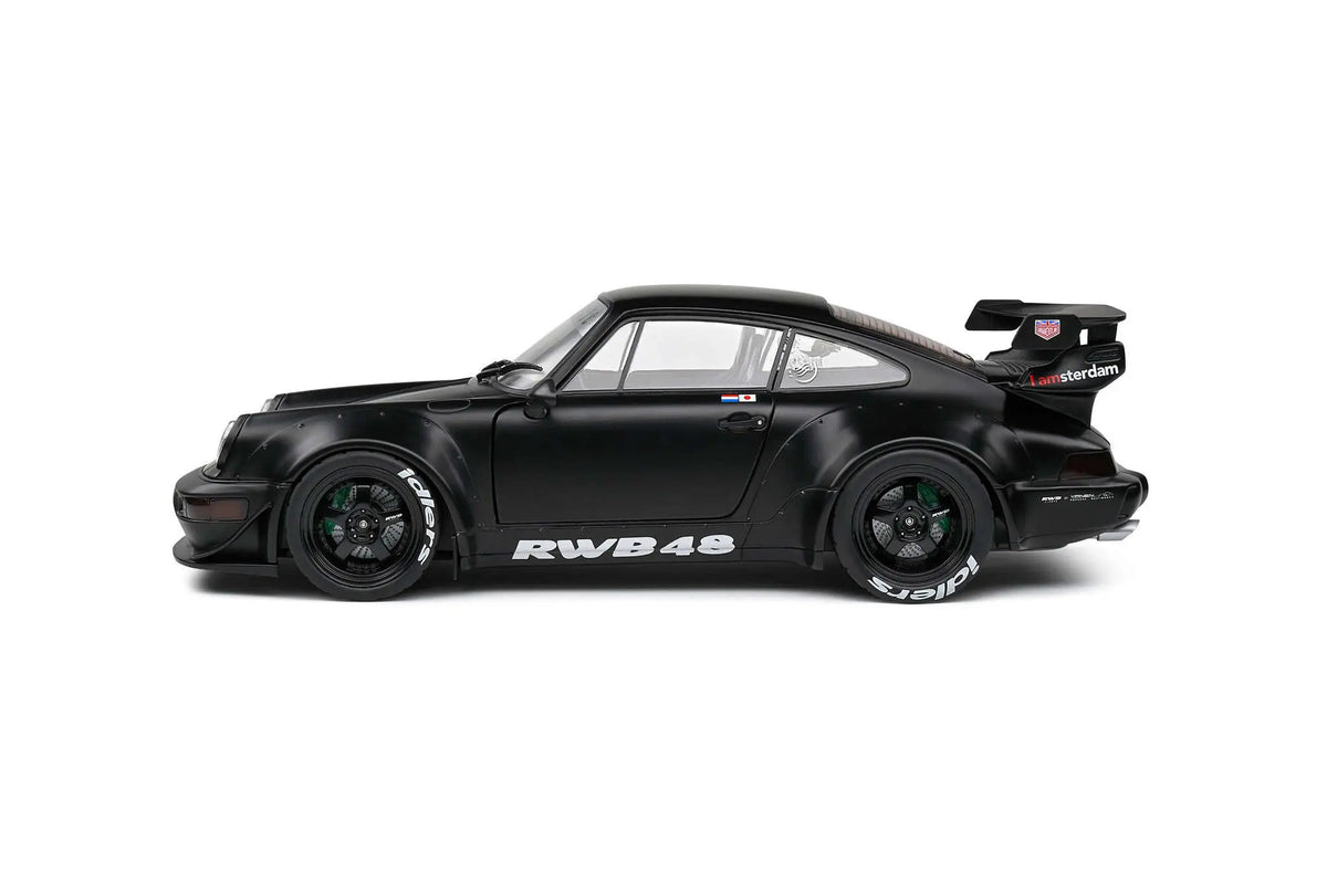 Solido 2016 Porsche 911 (964) RWB Bodykit Darth Vader Black 1:18 Cartsfy Inc.
