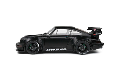 Solido 2016 Porsche 911 (964) RWB Bodykit Darth Vader Black 1:18 Cartsfy Inc.