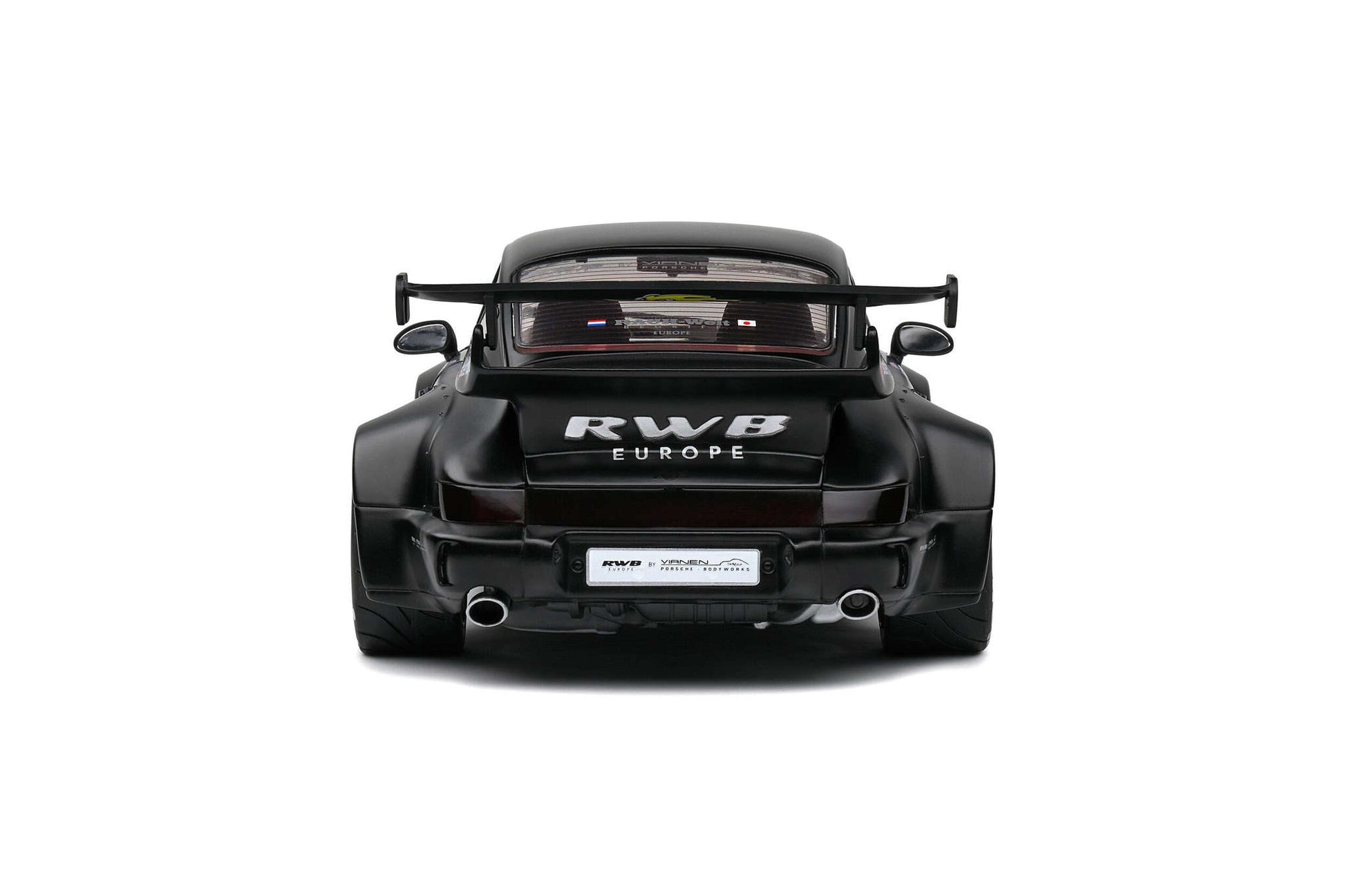 Solido 2016 Porsche 911 (964) RWB Bodykit Darth Vader Black 1:18 Cartsfy Inc.
