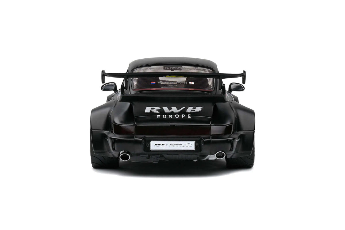 Solido 2016 Porsche 911 (964) RWB Bodykit Darth Vader Black 1:18 Cartsfy Inc.
