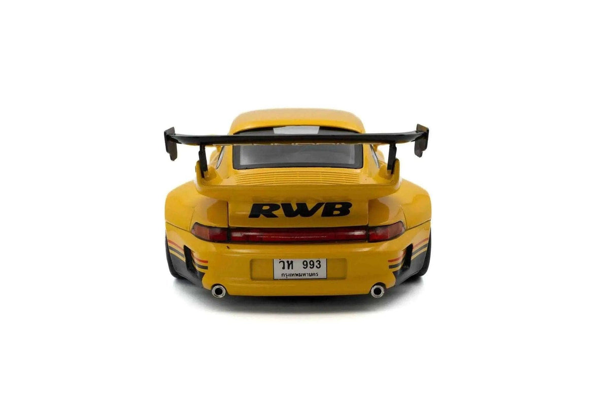 Solido 2020 Porsche 911 993 RWB Bodykit "Cindarella" Yellow 1:18 STM Diecast Default Title Default Title-