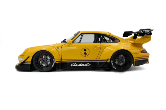 Solido 2020 Porsche 911 993 RWB Bodykit "Cindarella" Yellow 1:18 Cartsfy Inc.