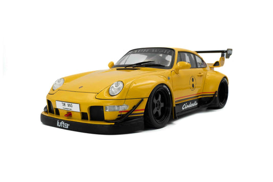Solido 2020 Porsche 911 993 RWB Bodykit "Cindarella" Yellow 1:18 Cartsfy Inc.