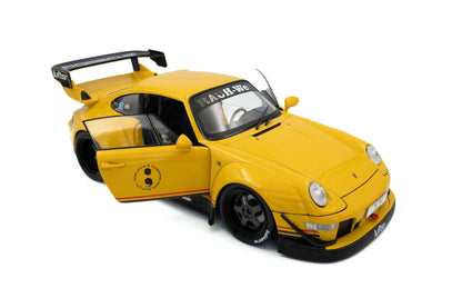 Solido 2020 Porsche 911 993 RWB Bodykit "Cindarella" Yellow 1:18 Cartsfy Inc.