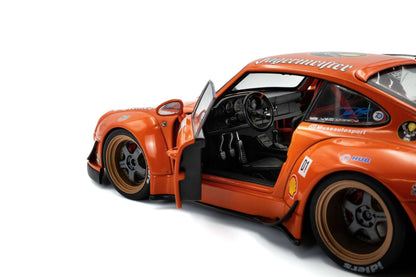 Solido 2020 Porsche 993 RWB Bodykit #7 Jagermeister Orange 1:18 STM Diecast Default Title Default Title-