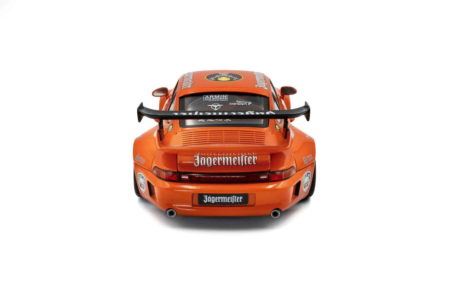 Solido 2020 Porsche 993 RWB Bodykit #7 Jagermeister Orange 1:18 STM Diecast Default Title Default Title-