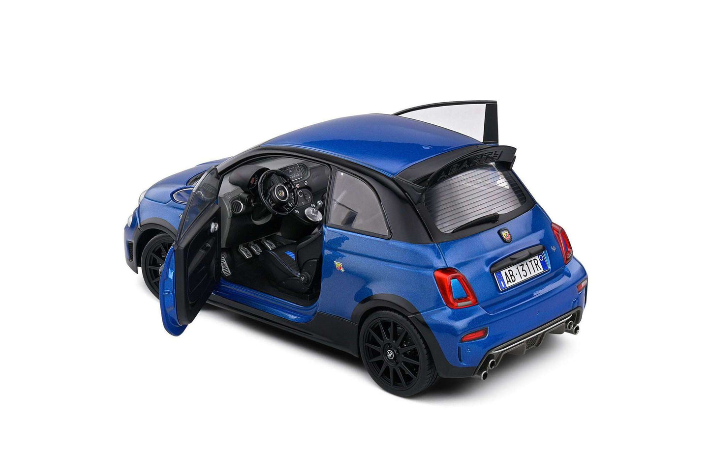 Solido 2022 Fiat 695 (500) Abarth Tribute 131 Rally Blue 1:18 Cartsfy Inc.