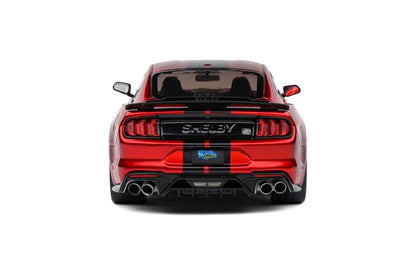 Solido 2023 Ford Shelby Mustang GT500 KR Red w/ Black Stripe 1:18 STM Diecast Default Title Default Title-