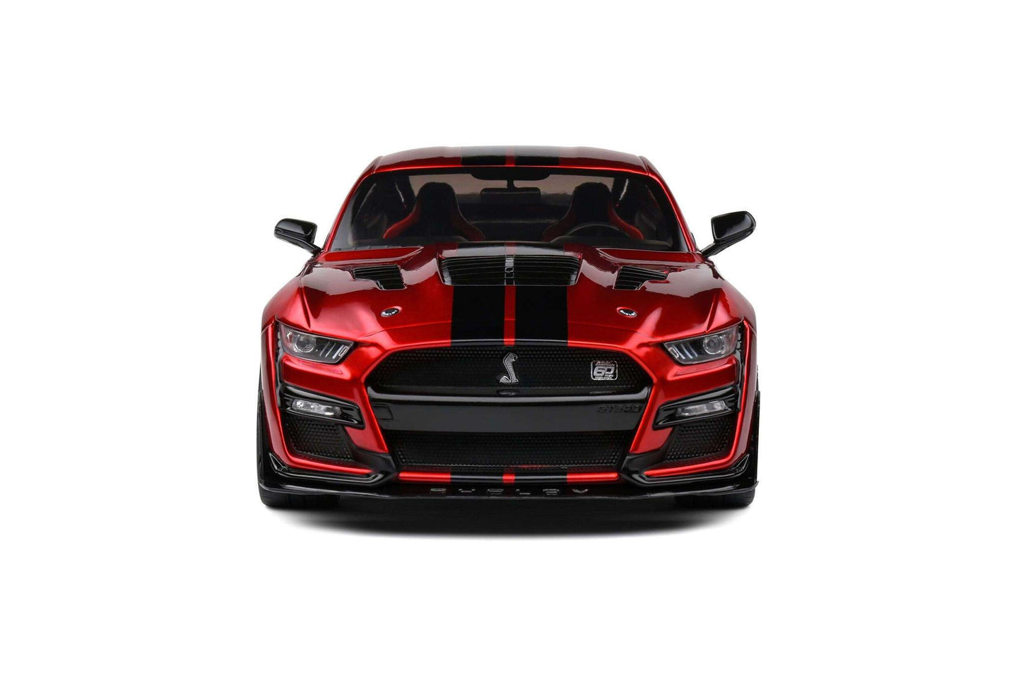Solido 2023 Ford Shelby Mustang GT500 KR Red w/ Black Stripe 1:18 STM Diecast Default Title Default Title-