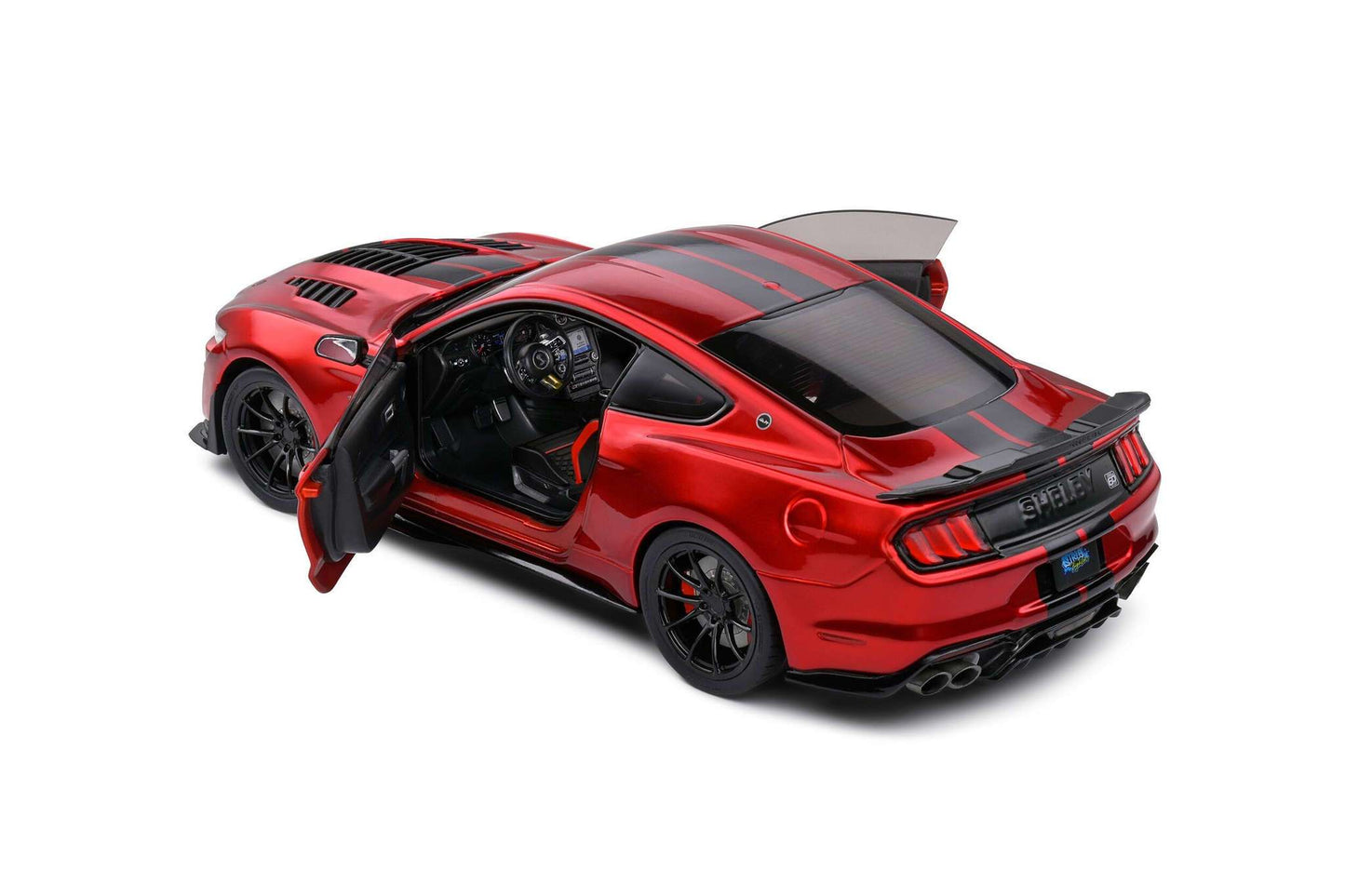 Solido 2023 Ford Shelby Mustang GT500 KR Red w/ Black Stripe 1:18 STM Diecast Default Title Default Title-