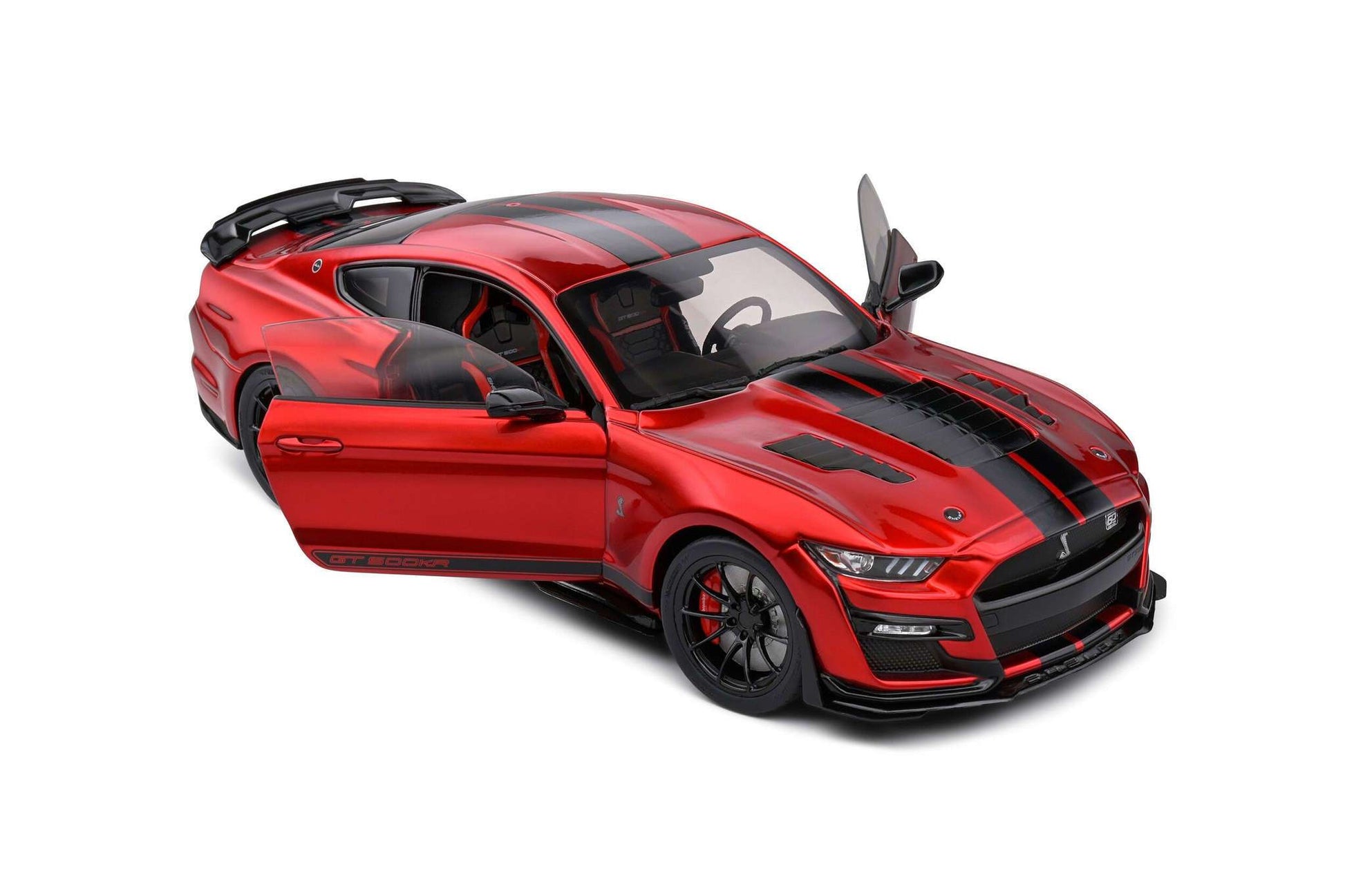 Solido 2023 Ford Shelby Mustang GT500 KR Red w/ Black Stripe 1:18 STM Diecast Default Title Default Title-