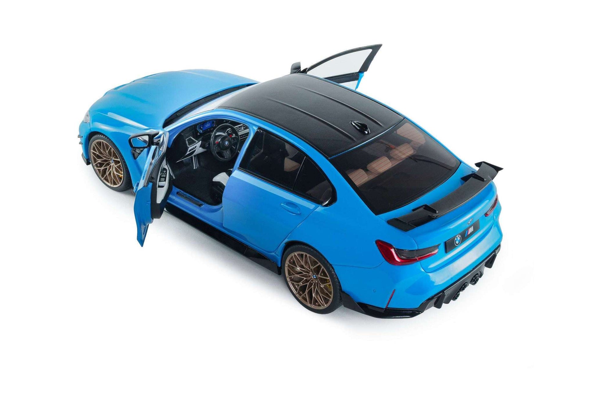Solido 2024 BMW M3 M-Performance G80 Daytona Beach Blue 1:18 Cartsfy Inc.