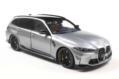 Solido 2024 BMW M3 M-Performance G81 Touring Wagon Frozen Pure Grey Metallic 1:18 Cartsfy Inc.
