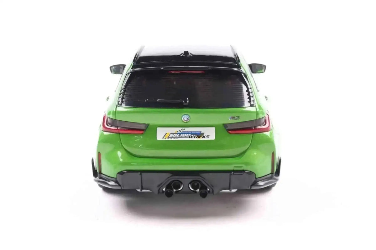 Solido 2024 BMW M3 M-Performance G81 Touring Wagon Green Metallic 1:18 Cartsfy Inc.