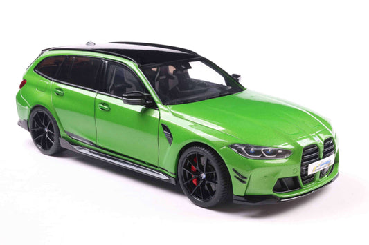 Solido 2024 BMW M3 M-Performance G81 Touring Wagon Green Metallic 1:18 Cartsfy Inc.