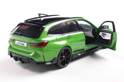 Solido 2024 BMW M3 M-Performance G81 Touring Wagon Green Metallic 1:18 Cartsfy Inc.