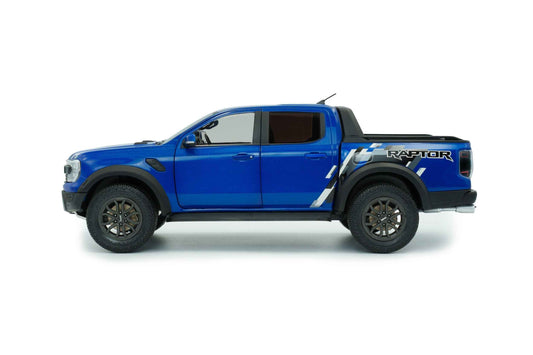 Solido 2024 Ford Ranger Raptor Crew Cab Pickup Truck Blue Lightning 1:18 Cartsfy Inc.