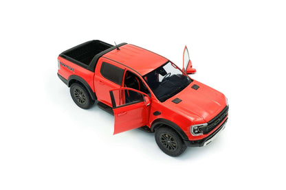 Solido 2024 Ford Ranger Raptor Crew Cab Pickup Truck Orange 1:18 Cartsfy Inc.