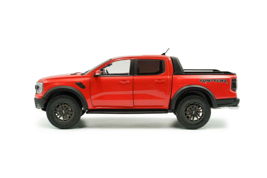 Solido 2024 Ford Ranger Raptor Crew Cab Pickup Truck Orange 1:18 Cartsfy Inc.