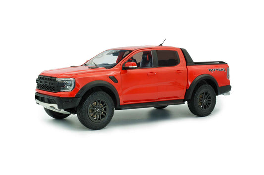 Solido 2024 Ford Ranger Raptor Crew Cab Pickup Truck Orange 1:18 Cartsfy Inc.