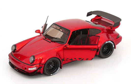 Solido 2024 Porsche 911 964 RWB Red Chrome Metallic Exclusive 1:18 Cartsfy Inc.