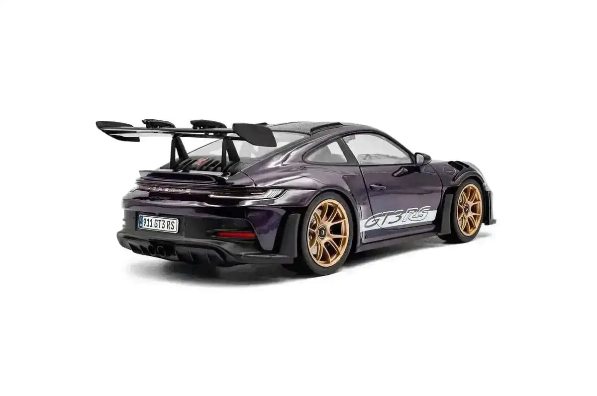 Solido 2024 Porsche 911 992 GT3 RS Weissach Pack Purple Ultraviolet 1:18 Cartsfy Inc.