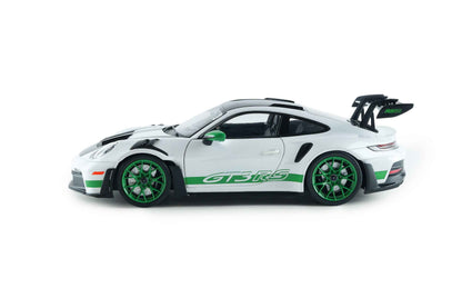 Solido 2024 Porsche 911 992 GT3 RS Weissach Pack White w/ Green Wheels 1:18 STM Diecast Default Title Default Title-