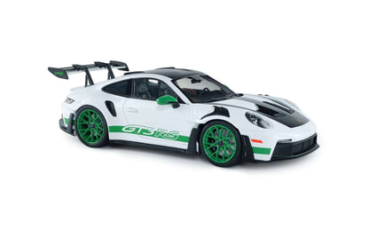 Solido 2024 Porsche 911 992 GT3 RS Weissach Pack White w/ Green Wheels 1:18 STM Diecast Default Title Default Title-