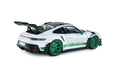 Solido 2024 Porsche 911 992 GT3 RS Weissach Pack White w/ Green Wheels 1:18 STM Diecast Default Title Default Title-