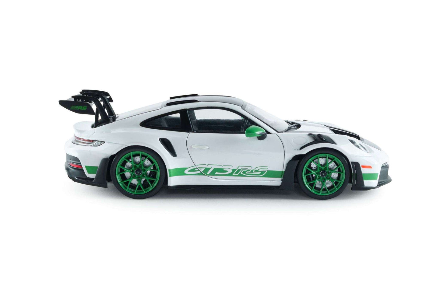 Solido 2024 Porsche 911 992 GT3 RS Weissach Pack White w/ Green Wheels 1:18 STM Diecast Default Title Default Title-