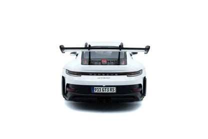 Solido 2024 Porsche 911 992 GT3 RS White w/ Indigo Blue Wheels and Deco 1:18 STM Diecast Default Title Default Title-