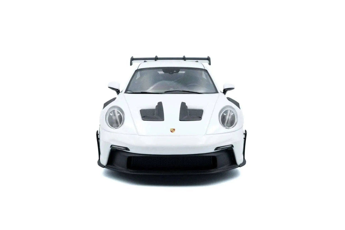 Solido 2024 Porsche 911 992 GT3 RS White w/ Indigo Blue Wheels and Deco 1:18 STM Diecast Default Title Default Title-