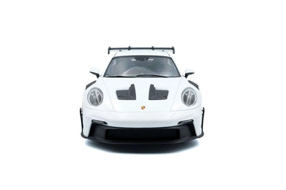 Solido 2024 Porsche 911 992 GT3 RS White w/ Indigo Blue Wheels and Deco 1:18 Cartsfy Inc.