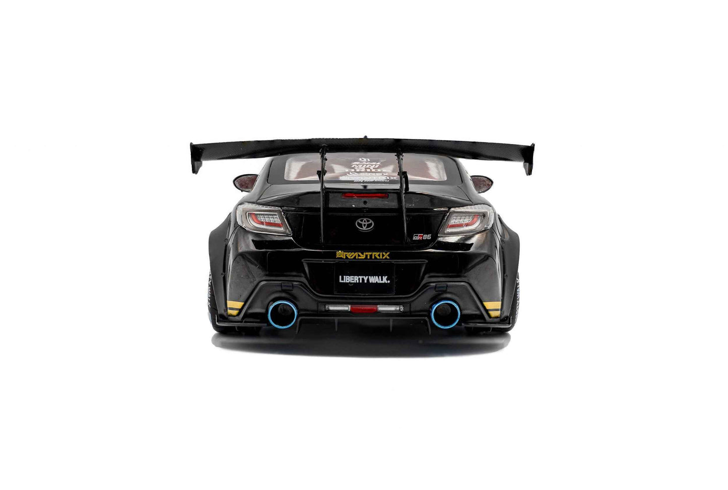 Solido 2024 Toyota GR86 LBWK Body Kit Black & Gold 1:18 Cartsfy Inc.